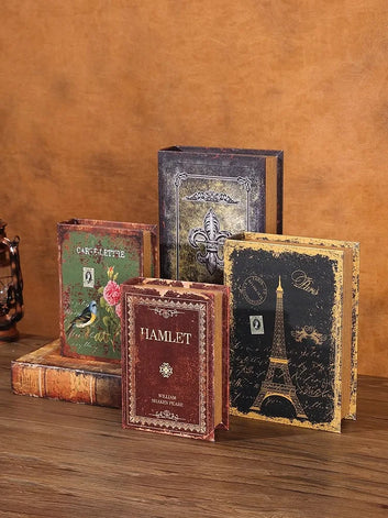 Antique Book Phone Holder