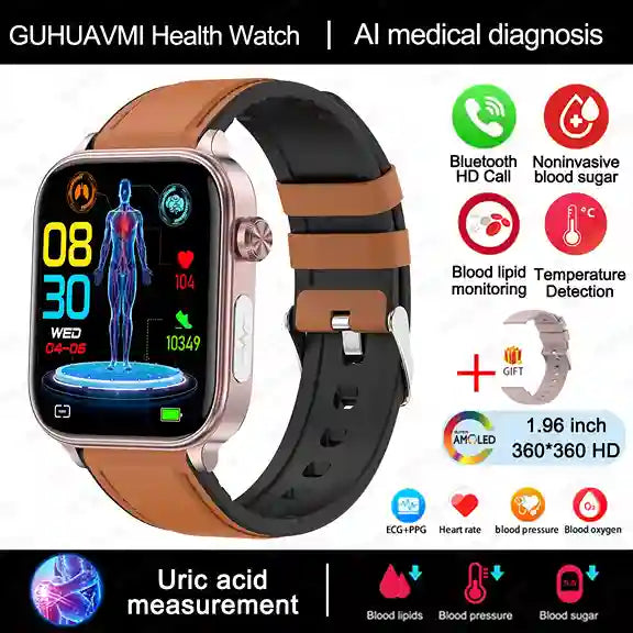 Medical Smart Watch Blood Pressure ECG | BABBAK'S LTD
