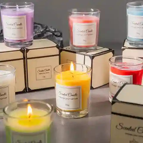 BABBAK'S LTD Handmade Cup‑Shaped Scented Soy Wax Candle – Eco‑Friendly Aromatherapy Home Decor