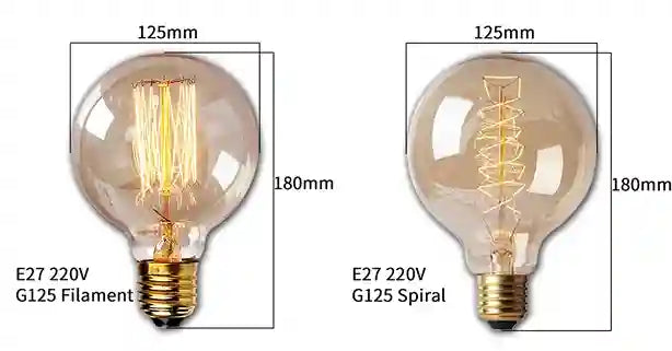 BABBAK'S LTD Vintage Edison LED Bulb – Retro E27 40W Warm Light Home & Café Lighting