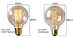 BABBAK'S LTD Vintage Edison LED Bulb – Retro E27 40W Warm Light Home & Café Lighting