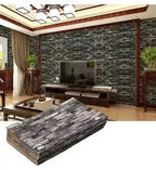 BABBAK'S LTD 3D Self‑Adhesive Brick Wallpaper – Waterproof Wall Stickers for Home Decoration