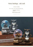 Sand Timer Hourglass Table Decor Gold | BABBAK'S LTD