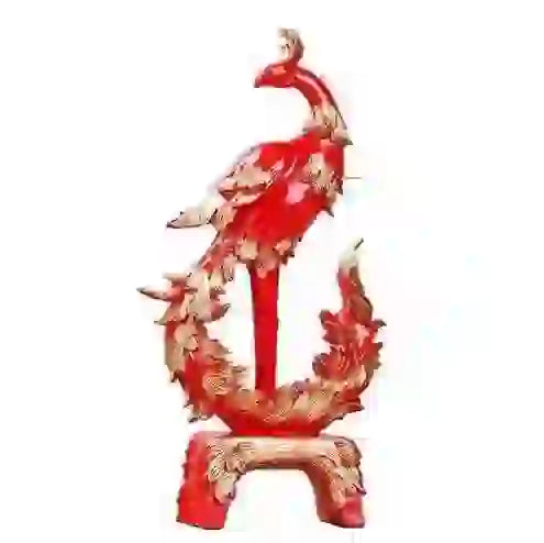 Modern Resin Phoenix Sculpture Home Decor | BABBAK'S LTD