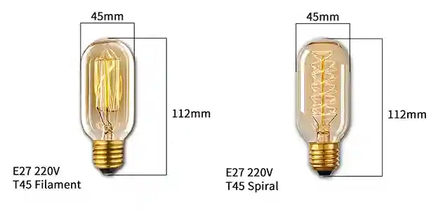 BABBAK'S LTD Vintage Edison LED Bulb – Retro E27 40W Warm Light Home & Café Lighting