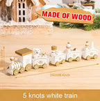 Wooden Christmas Train Set Decoration | BABBAK'S LTD