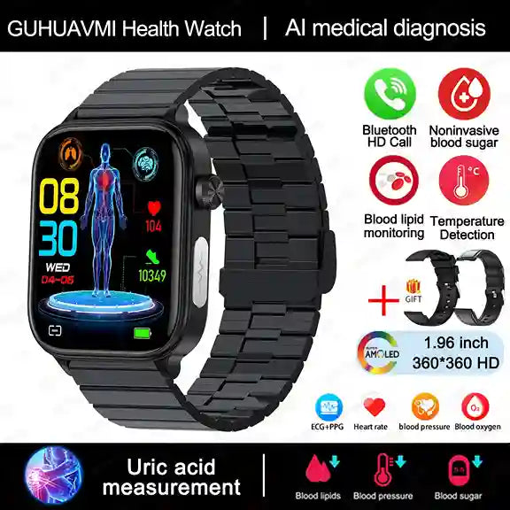 Medical Smart Watch Blood Pressure ECG | BABBAK'S LTD