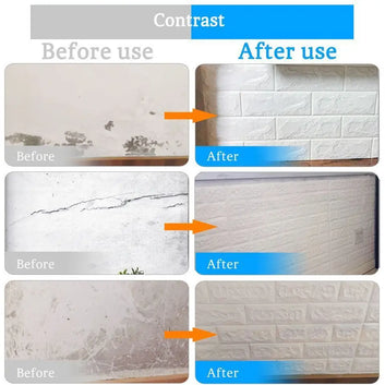 BABBAK'S LTD Retro 3D Brick Wall Sticker – Self-Adhesive Waterproof PVC Wallpaper 70cm x 2m