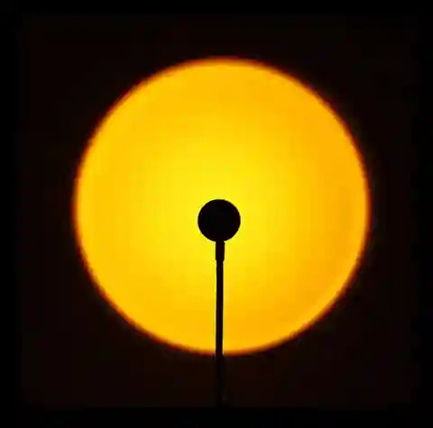 BABBAK'S LTD Mini RGB Sunset Projection Lamp – USB Atmosphere Night Light for Bedroom & Photography