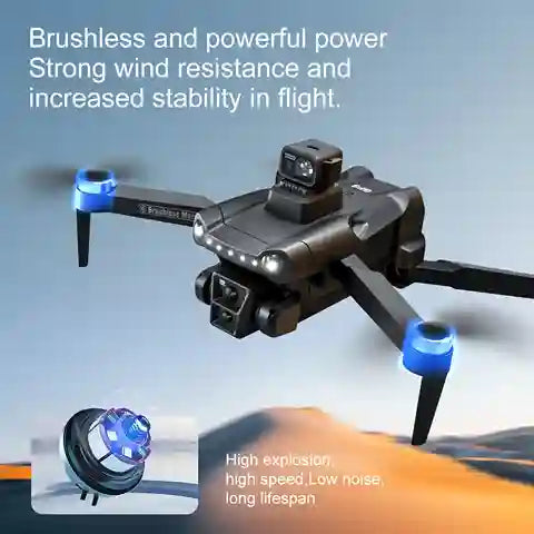 BABBAK'S LTD Xiaomi V198GPS Drone – Foldable 8K HD Camera GPS Quadcopter with Obstacle Avoidance