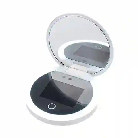 Travel Makeup Mirror 2X UV Light | BABBAK'S LTD
