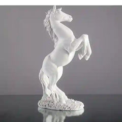 BABBAK'S LTD Resin Horse Sculpture – Elegant Animal Ornament Home Decoration