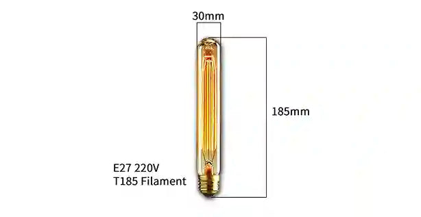 BABBAK'S LTD Vintage Edison LED Bulb – Retro E27 40W Warm Light Home & Café Lighting