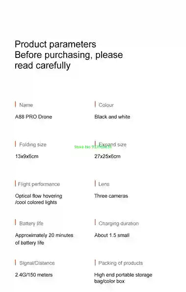 BABBAK'S LTD Tccicadas A808 – 8K UHD Foldable Beginner-Friendly Drone
