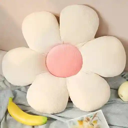 BABBAK'S LTD Colorful Flower Plush Pillow – Soft Cotton Cushion for Home Decor & Gifts (35cm)