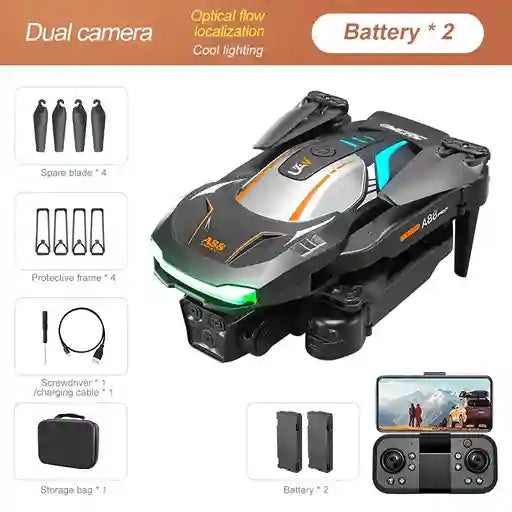 BABBAK'S LTD Tccicadas A808 – 8K UHD Foldable Beginner-Friendly Drone