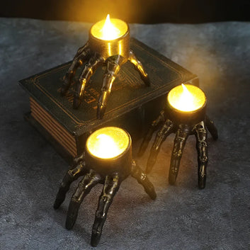 Creepy Glow Candle Decor
