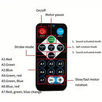 BABBAK’S LTD Galaxy Star Projector Night Light – 7 Color LED Sky Lamp with Remote Control & USB Power – Room Decor for Kids & Adults