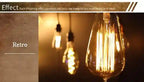 BABBAK'S LTD Vintage Edison Spiral LED Bulb – Retro E27 Warm Light Home Decor