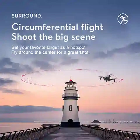 BABBAK'S LTD KBDFA S2S Mini Drone – Foldable Obstacle Avoidance Drone with 4K/8K HD Camera