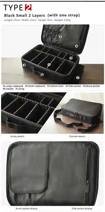 Travel Makeup Organizer Case, BABBAK'S LTD