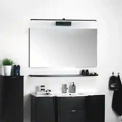BABBAK’S LTD DAMIASMIL Modern LED Bathroom Mirror Lamp – Wall Mounted, Aluminum, Black/Ivory, Energy-Efficient Lighting