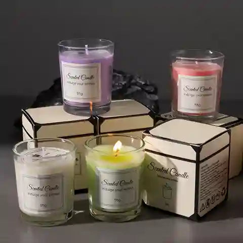 BABBAK'S LTD Handmade Cup‑Shaped Scented Soy Wax Candle – Eco‑Friendly Aromatherapy Home Decor