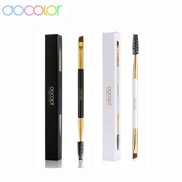 BABBAK'S LTD Docolor Professional Dual-Ended Eyebrow Brush & Comb – Precision Brow Makeup Tool