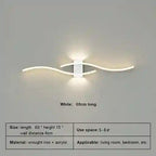 BABBAK’S LTD DARHYN Minimalist LED Strip Wall Lamp – Modern Dimmable Lighting, Multiple Sizes & Colors, Iron + Acrylic for Home Decor