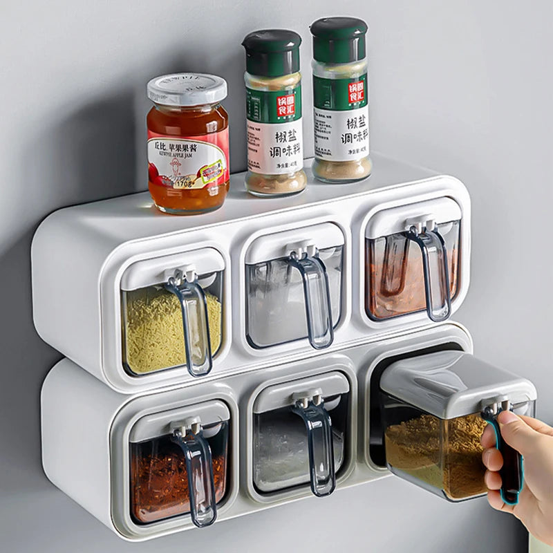 BABBAK'S LTD EZHMHELP Airtight Food Storage Containers – PET+PE Kitchen Organizer Box – Clear Plastic Storage for Pantry, Fridge & Table – Modern Style