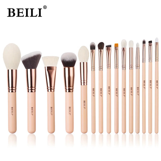 Rose Gold Makeup Brushes