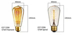 BABBAK'S LTD Vintage Edison LED Bulb – Retro E27 40W Warm Light Home & Café Lighting