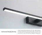 BABBAK’S LTD DAMIASMIL Modern LED Bathroom Mirror Lamp – Wall Mounted, Aluminum, Black/Ivory, Energy-Efficient Lighting