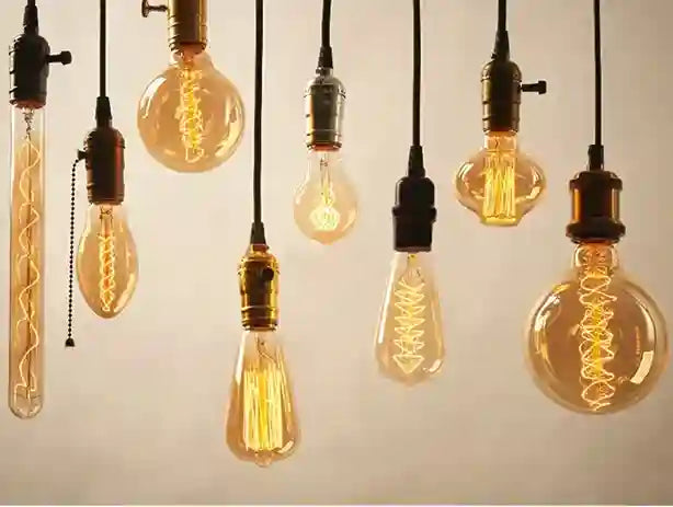 BABBAK'S LTD Vintage Edison Spiral LED Bulb – Retro E27 Warm Light Home Decor