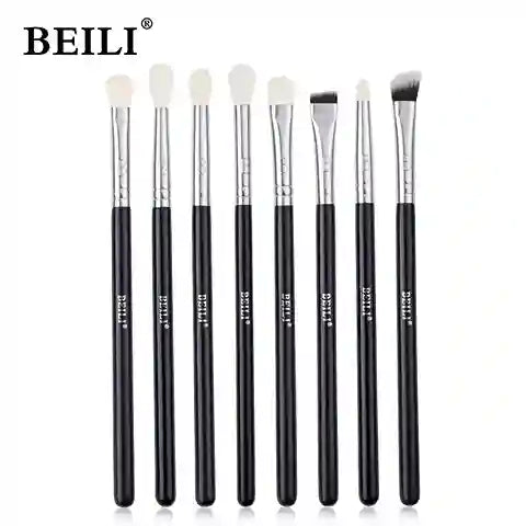 Eye Makeup Brushes 8 Piece Professional Set, BABBAK'S LTD