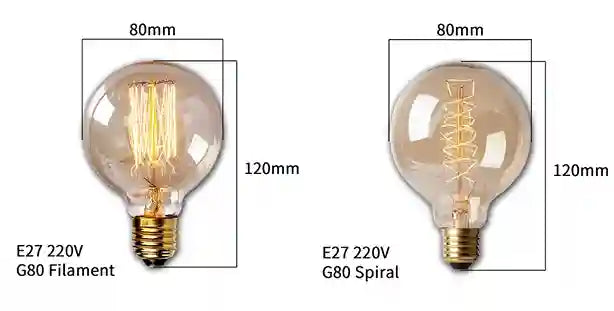 BABBAK'S LTD Vintage Edison LED Bulb – Retro E27 40W Warm Light Home & Café Lighting