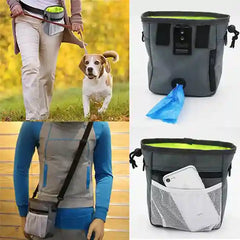 BABBAK'S LTD Dog Training Treat Pouch – Multifunctional Pet Snack & Feed Bag with Waist Strap and Crossbody Option