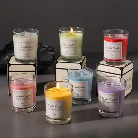 BABBAK'S LTD Handmade Cup‑Shaped Scented Soy Wax Candle – Eco‑Friendly Aromatherapy Home Decor