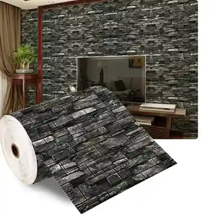 BABBAK'S LTD 3D Self‑Adhesive Brick Wallpaper – Waterproof Wall Stickers for Home Decoration
