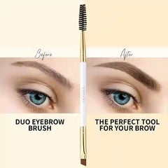 BABBAK'S LTD Docolor Professional Dual-Ended Eyebrow Brush & Comb – Precision Brow Makeup Tool