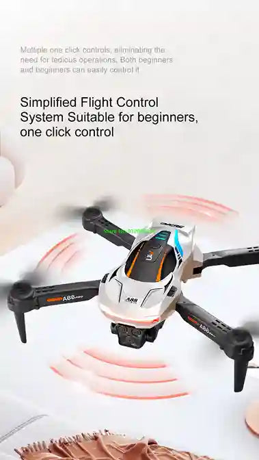 BABBAK'S LTD Tccicadas A808 – 8K UHD Foldable Beginner-Friendly Drone