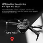 BABBAK'S LTD V168 8K Triple Camera Drone – GPS, Brushless Motors & 4-Way Obstacle Avoidance
