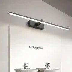 BABBAK’S LTD DAMIASMIL Modern LED Bathroom Mirror Lamp – Wall Mounted, Aluminum, Black/Ivory, Energy-Efficient Lighting