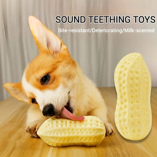 BABBAK'S LTD Rubber Squeaky Dog Toy – Durable Sound‑Making Chew Toy for Pets