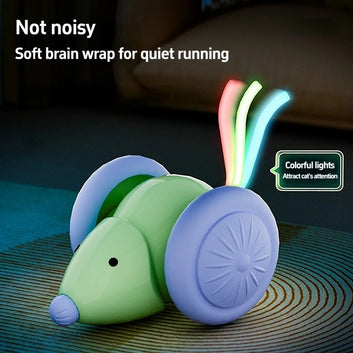BABBAK'S LTD Interactive Electric Cat Toy – Battery‑Powered Moving Mouse for Cats