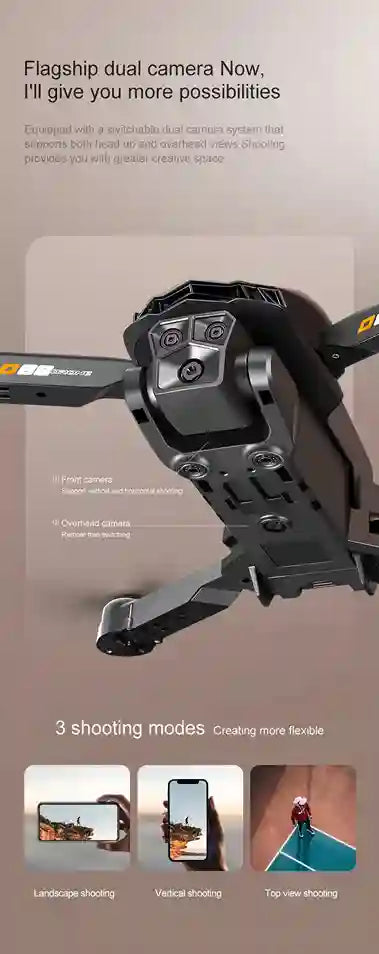 BABBAK'S LTD MIJIA 8K UHD Camera Drone – Lightweight App-Controlled Aerial Photography Quadcopter