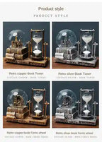 Sand Timer Hourglass Table Decor Gold | BABBAK'S LTD