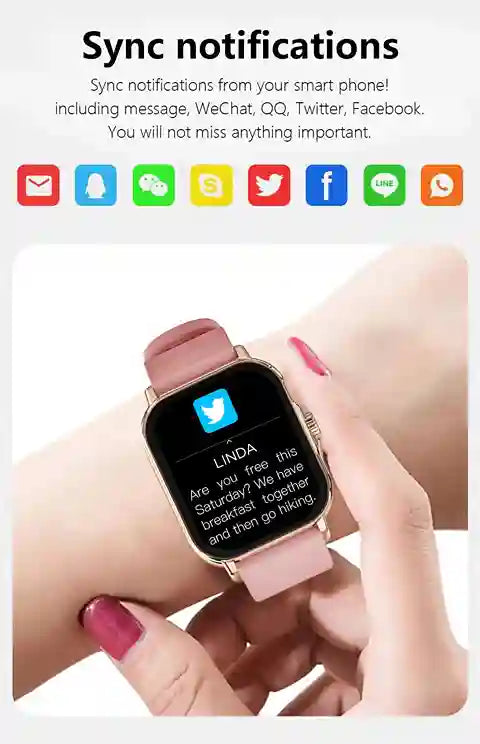 Sports Fitness Watch Rose Gold Bluetooth Smart Watch BABBAK'S LTD