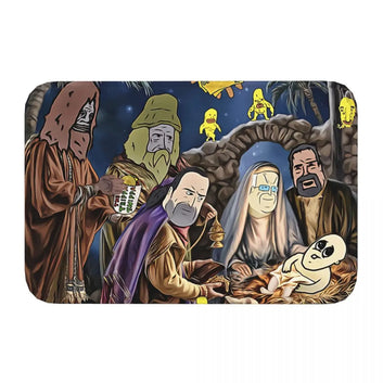 BABBAK'S LTD Big Lez Show Doormat – Waterproof Non-Slip Polyester Outdoor & Indoor Mat