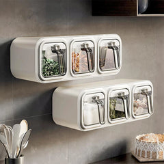 BABBAK'S LTD EZHMHELP Airtight Food Storage Containers – PET+PE Kitchen Organizer Box – Clear Plastic Storage for Pantry, Fridge & Table – Modern Style